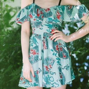 Trashy Diva Hollywood Romper Absinthe and Fans